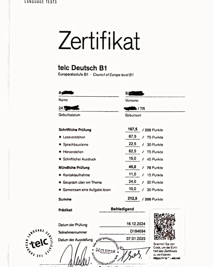 Verbessern Sie Ihre TELC B1-Lesekompetenz in Jordan Online